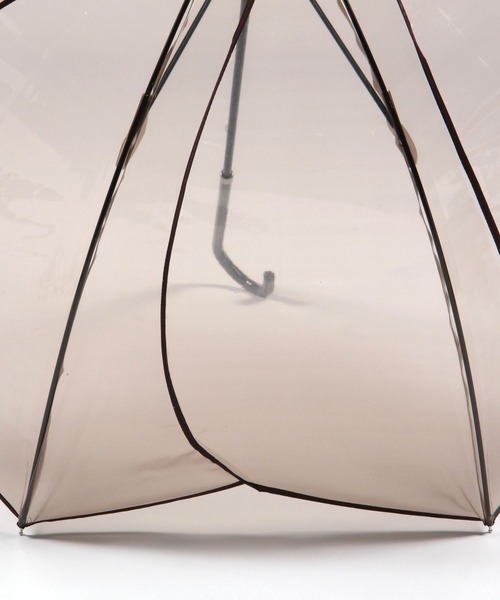 GLOBAL WORK（グローバルワーク）の「フラワーパイピングビニ傘/172236（長傘・レディース・ホワイト/ブルー/ダークブラウン・FREE）」の11枚目の写真