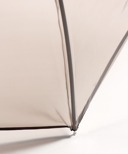 GLOBAL WORK（グローバルワーク）の「フラワーパイピングビニ傘/172236（長傘・レディース・ホワイト/ブルー/ダークブラウン・FREE）」の9枚目の写真