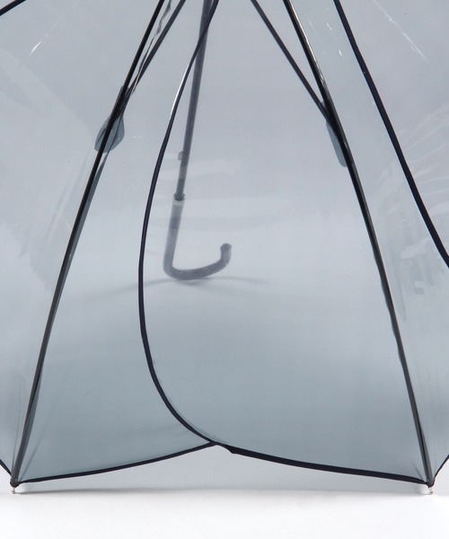 GLOBAL WORK（グローバルワーク）の「フラワーパイピングビニ傘/172236（長傘・レディース・ホワイト/ブルー/ダークブラウン・FREE）」の12枚目の写真