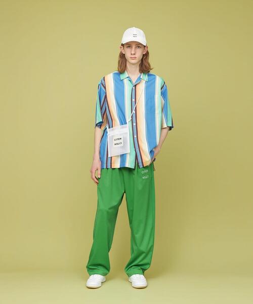 CITEN(シテン)の「<CITEN>トラック ジャージ ラインパンツ(その他パンツ・メンズ・ケリー/オレンジ/ネイビー/ブラック・FREE)」の2枚目の写真