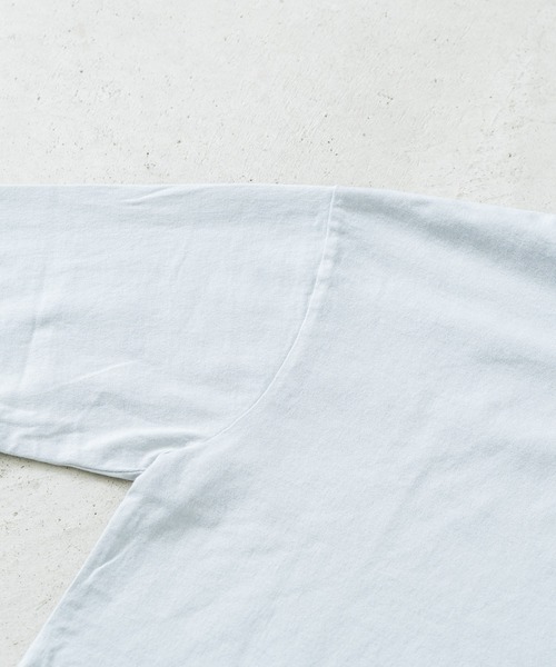 quadro（クオドロ）の「40/2CM天竺クルーネックtee（Tシャツ/カットソー・レディース・ブルーグレー/レンガ/オフホワイト/ダークネイビー・FREE）」の11枚目の写真