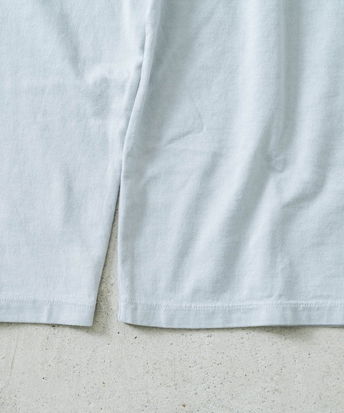 quadro（クオドロ）の「40/2CM天竺クルーネックtee（Tシャツ/カットソー・レディース・ブルーグレー/レンガ/オフホワイト/ダークネイビー・FREE）」の14枚目の写真
