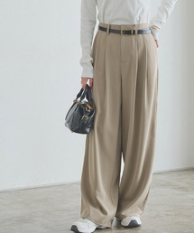 RASW（ラス）の「[RASW]ダブルタックドレープワイドパンツ（スラックス）」