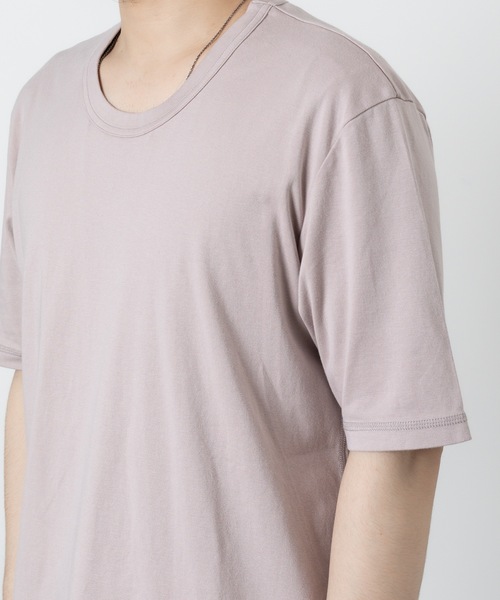 ATTACHMENT（アタッチメント）の「スビンコットン リブ Oネック S/S TEE   /  SVIN CO RIB O-NECK S/S TEE（Tシャツ/カットソー・メンズ・ホワイト/スモークピンク/ブラック/グレー系その他・1/3/2）」の22枚目の写真