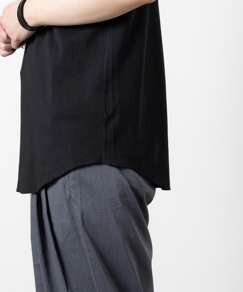 ATTACHMENT（アタッチメント）の「スビンコットン リブ Oネック S/S TEE   /  SVIN CO RIB O-NECK S/S TEE（Tシャツ/カットソー・メンズ・ホワイト/スモークピンク/ブラック/グレー系その他・1/3/2）」の14枚目の写真