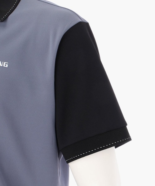 BRIEFING(ブリーフィング)の「【ブリーフィングゴルフ】CR MENS PATCHWORK POLO RELAXED FIT(ポロシャツ・メンズ・オリーブ/ブラック/ネイビー・L/M)」の9枚目の写真