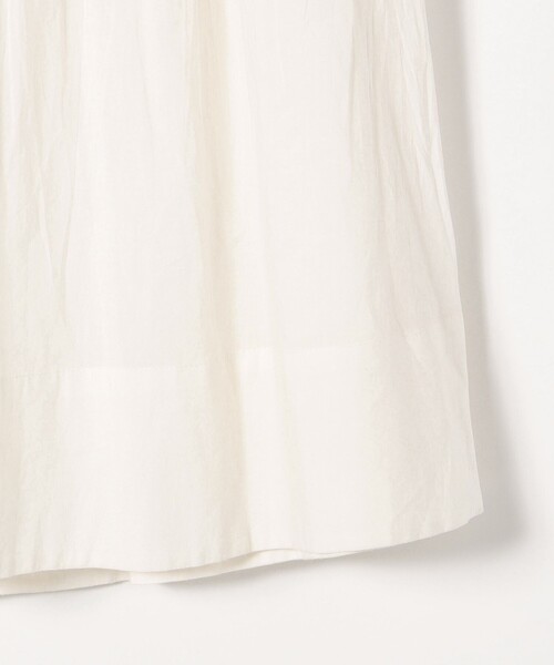 SHIPS any（シップス エニィ）の「SHIPS any: 〈洗濯機可能〉キャンブリック ギャザー スカート（スカート・レディース・ライトブルー/ホワイト/ネイビー/ブラウン/ラベンダー・36/38）」の12枚目の写真