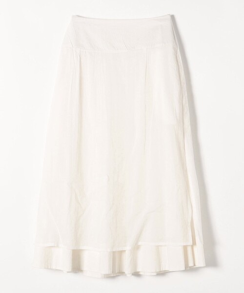 SHIPS any（シップス エニィ）の「SHIPS any: 〈洗濯機可能〉キャンブリック ギャザー スカート（スカート・レディース・ライトブルー/ホワイト/ネイビー/ブラウン/ラベンダー・36/38）」の13枚目の写真