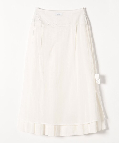 SHIPS any（シップス エニィ）の「SHIPS any: 〈洗濯機可能〉キャンブリック ギャザー スカート（スカート・レディース・ライトブルー/ホワイト/ネイビー/ブラウン/ラベンダー・36/38）」の14枚目の写真