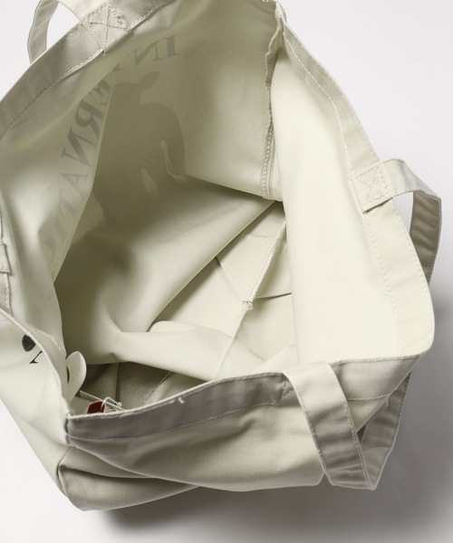.efiLevol（エフィレボル）の「INTERNATIONAL NEW GENERATION Lambs Tote Bag（トートバッグ・メンズ・ライトグレー・ONESIZE）」の6枚目の写真