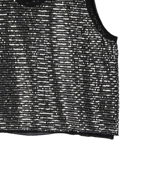 ADAM ET ROPE'(アダムエロペ)の「スパンコールタンク(タンクトップ・レディース・ブラック系その他/ホワイト・FREE)」の11枚目の写真