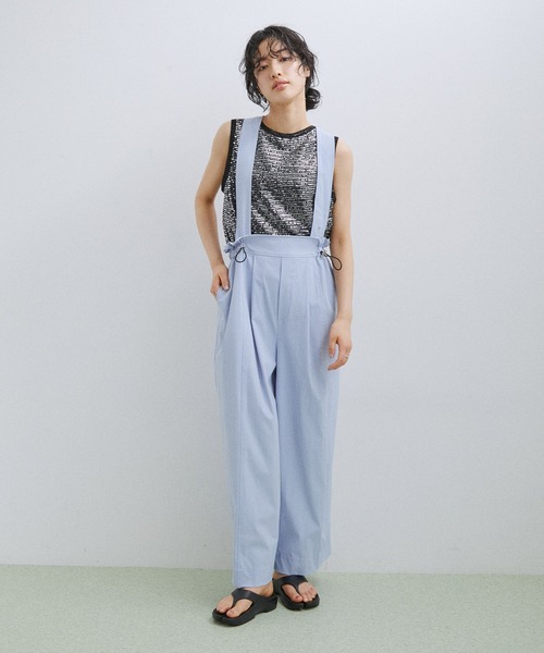 ADAM ET ROPE'(アダムエロペ)の「スパンコールタンク(タンクトップ・レディース・ブラック系その他/ホワイト・FREE)」の18枚目の写真