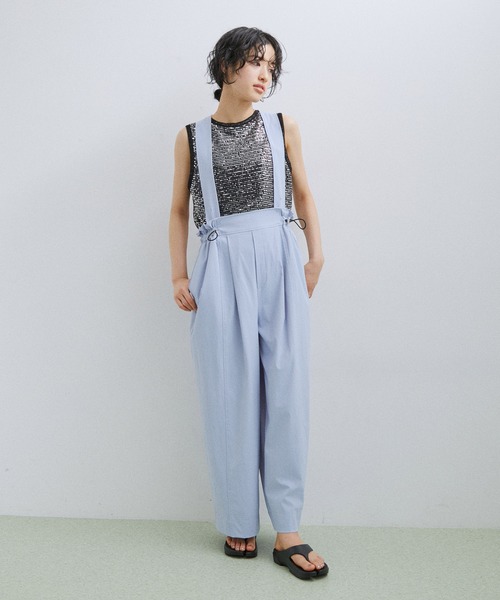 ADAM ET ROPE'(アダムエロペ)の「スパンコールタンク(タンクトップ・レディース・ブラック系その他/ホワイト・FREE)」の19枚目の写真