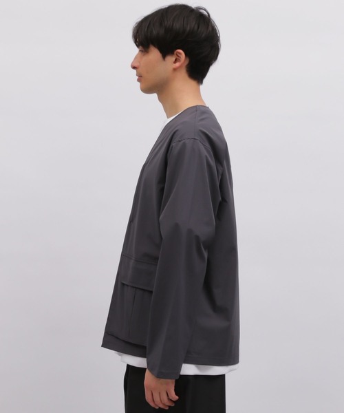 LAKOLE（ラコレ）の「ユーティリティカーディガン[セットアップ対応] / 185813（スウェット・メンズ・ベージュ/ブラック/カーキ・LARGE/MEDIUM/X-LARGE）」の8枚目の写真