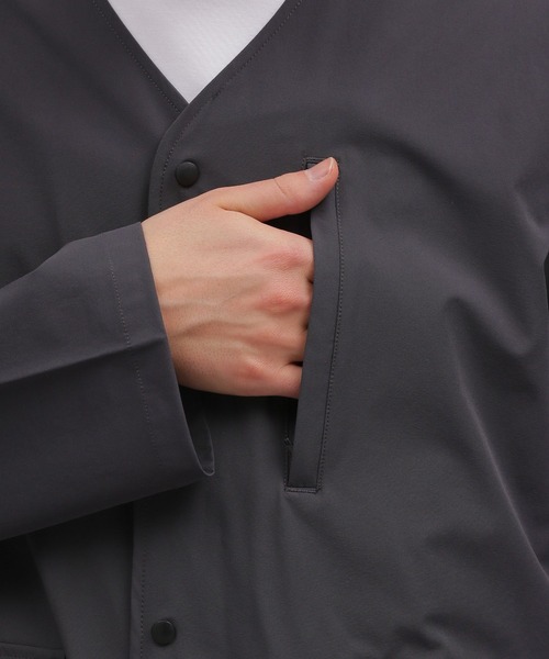 LAKOLE（ラコレ）の「ユーティリティカーディガン[セットアップ対応] / 185813（スウェット・メンズ・ベージュ/ブラック/カーキ・LARGE/MEDIUM/X-LARGE）」の13枚目の写真