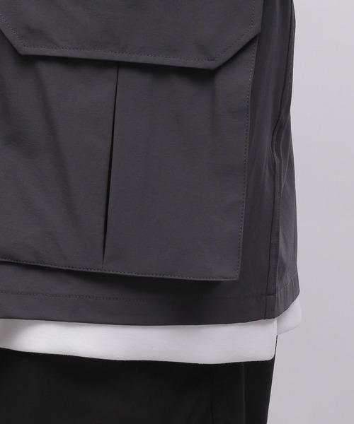 LAKOLE（ラコレ）の「ユーティリティカーディガン[セットアップ対応] / 185813（スウェット・メンズ・ベージュ/ブラック/カーキ・LARGE/MEDIUM/X-LARGE）」の15枚目の写真