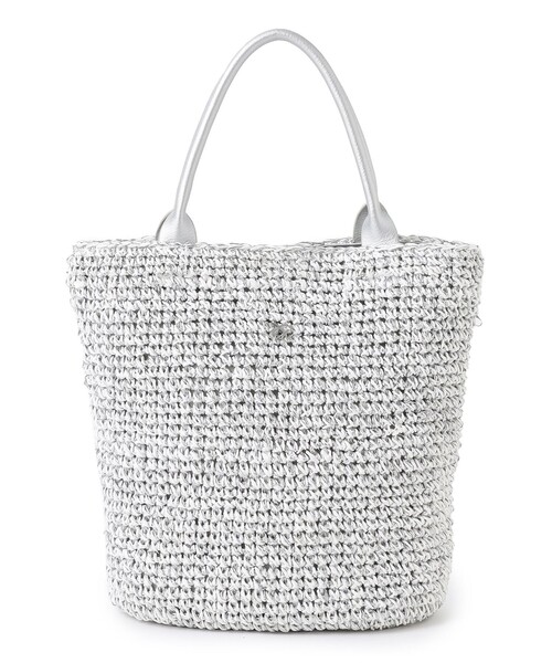 amaca（アマカ）の「ペーパートート（トートバッグ・レディース・オレンジ/ダークネイビー/ホワイト/ブラック・FREE）」の2枚目の写真