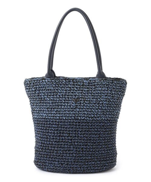 amaca（アマカ）の「ペーパートート（トートバッグ・レディース・オレンジ/ダークネイビー/ホワイト/ブラック・FREE）」の4枚目の写真