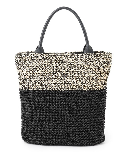 amaca（アマカ）の「ペーパートート（トートバッグ・レディース・オレンジ/ダークネイビー/ホワイト/ブラック・FREE）」の3枚目の写真