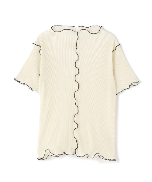 N.(N. Natural Beauty Basic)(エヌエヌナチュラルビューティーベーシック)の「◆バイカラープリーツトップス(シャツ/ブラウス・レディース・ブラック×ベージュ/ホワイト×ブラック・MEDIUM)」の22枚目の写真