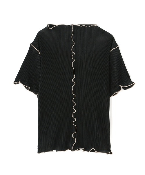 N.(N. Natural Beauty Basic)(エヌエヌナチュラルビューティーベーシック)の「◆バイカラープリーツトップス(シャツ/ブラウス・レディース・ブラック×ベージュ/ホワイト×ブラック・MEDIUM)」の20枚目の写真