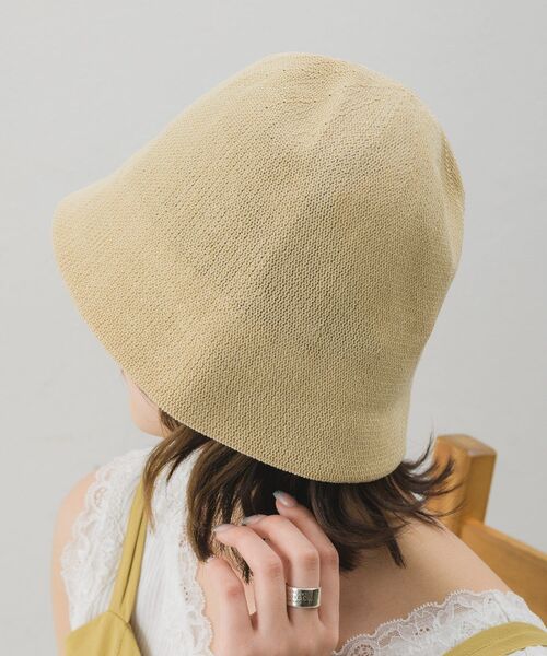 casita(RETRO GIRL)（カシータ）の「サーモハット（ハット・レディース・ブラック/オフホワイト/ブルー・ONE SIZE）」の11枚目の写真