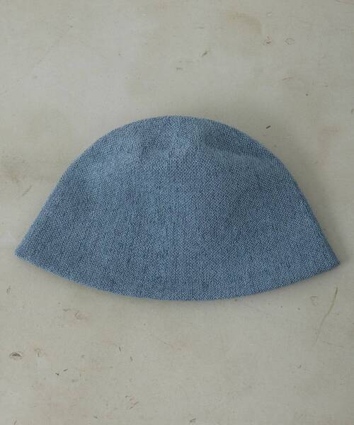 casita(RETRO GIRL)（カシータ）の「サーモハット（ハット・レディース・ブラック/オフホワイト/ブルー・ONE SIZE）」の6枚目の写真