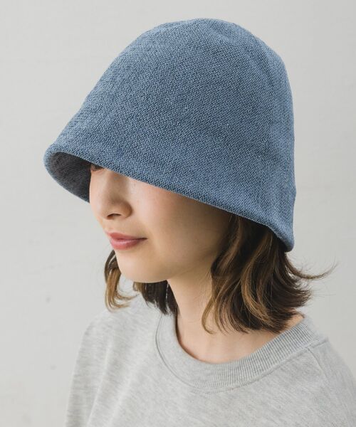 casita(RETRO GIRL)（カシータ）の「サーモハット（ハット・レディース・ブラック/オフホワイト/ブルー・ONE SIZE）」の13枚目の写真