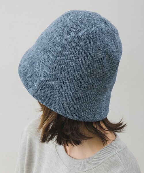 casita(RETRO GIRL)（カシータ）の「サーモハット（ハット・レディース・ブラック/オフホワイト/ブルー・ONE SIZE）」の8枚目の写真