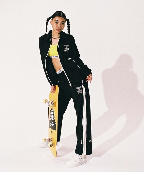 X-girl（エックスガール）の「WEリーグ|ATHELETIC PANTS/アスレチックパンツ（スポーツグッズ・レディース・ブラック/ネイビー・MEDIUM/LARGE/X-LARGE/SMALL）」の9枚目の写真