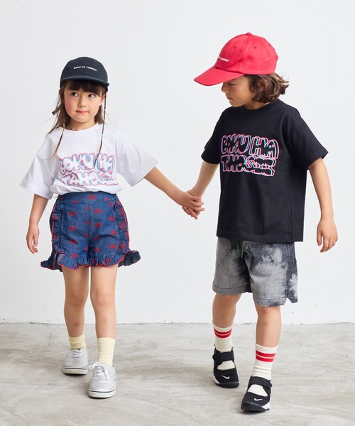 BOKU HA TANOSII（ボク　ハ　タノシイ）の「【BOKU HA TANOSII】別注 KIDSツイルキャップ（キャップ・キッズ・ブラック/ピンク・54）」の11枚目の写真