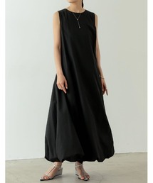 Re:EDIT | [SUMMER DRESS COLLECTION][低身長サイズ有]タフタバルーンノースリーブワンピース(ワンピース)
