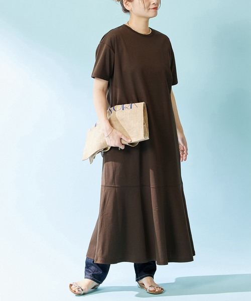 JOURNAL STANDARD（ジャーナルスタンダード）の「■■■【＆FUNCTION】クールポンチワンピース（ワンピース・レディース・ブラック/ブラウン・FREE）」の20枚目の写真