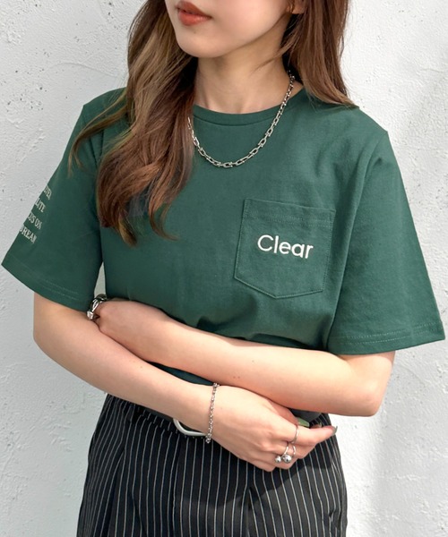 apres jour mignon（アプレジュールミニョン）の「アソートシュエットＴシャツ【ZOZOTOWN限定アイテム】（Tシャツ/カットソー・レディース・ネイビー/グリーン/ホワイト系その他3/ホワイト系その他2/ボルドー/ブラック/オフホワイト/ブラック系その他/ホワイト系その他・X-LARGE/フリー）」の8枚目の写真
