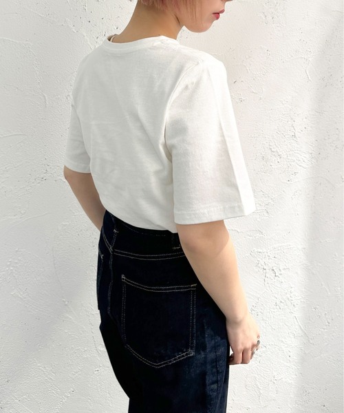 apres jour mignon（アプレジュールミニョン）の「アソートシュエットＴシャツ【ZOZOTOWN限定アイテム】（Tシャツ/カットソー・レディース・ネイビー/グリーン/ホワイト系その他3/ホワイト系その他2/ボルドー/ブラック/オフホワイト/ブラック系その他/ホワイト系その他・X-LARGE/フリー）」の16枚目の写真