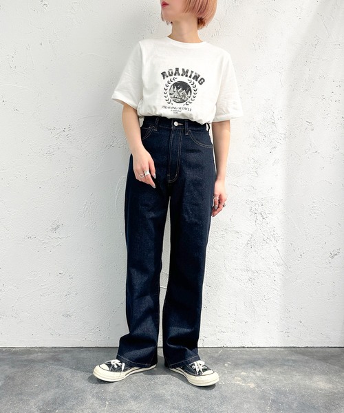 apres jour mignon（アプレジュールミニョン）の「アソートシュエットＴシャツ【ZOZOTOWN限定アイテム】（Tシャツ/カットソー・レディース・ネイビー/グリーン/ホワイト系その他3/ホワイト系その他2/ボルドー/ブラック/オフホワイト/ブラック系その他/ホワイト系その他・X-LARGE/フリー）」の17枚目の写真
