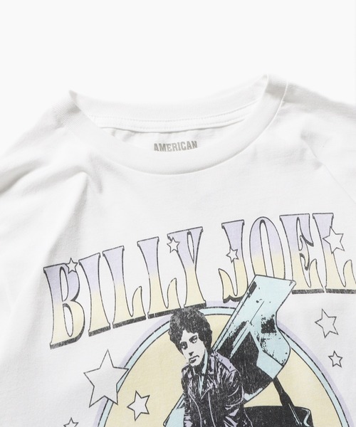 ROOPTOKYO(ループトウキョウ)の「AMERICAN CLASSICS/アメリカンクラシックス BILLY JOEL PASTEL PIANO MAN MENS LIGHTWEIGHT T-SHIRT 半袖Tシャツ フロントデザイン プリントTシャツ 白Tシャツ(Tシャツ/カットソー・メンズ・ホワイト・S/XL/L/M)」の10枚目の写真