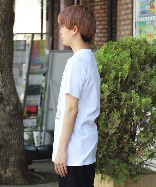 ROOPTOKYO(ループトウキョウ)の「AMERICAN CLASSICS/アメリカンクラシックス BILLY JOEL PASTEL PIANO MAN MENS LIGHTWEIGHT T-SHIRT 半袖Tシャツ フロントデザイン プリントTシャツ 白Tシャツ(Tシャツ/カットソー・メンズ・ホワイト・S/XL/L/M)」の4枚目の写真