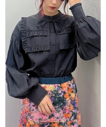 merry jenny | リボンフリルカラーブラウス(シャツ/ブラウス)