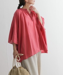 URBAN RESEARCH DOORS | コットンボイルロールアップスリーブブラウス(シャツ/ブラウス)