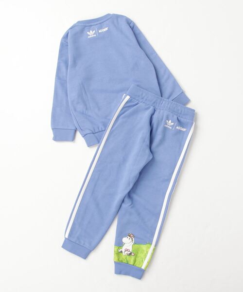 adidas(アディダス)の「アディダス オリジナルス × ムーミン クルーネック セットアップ / アディダスオリジナルス adidas Originals(スウェット・キッズ・ライトブルー・130/100/110/120)」の11枚目の写真