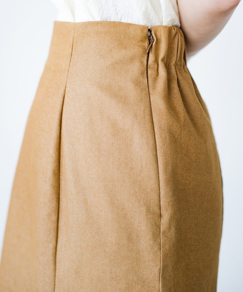 haco!(ハコ)の「品のある色っぽさを身につける!ラインを出さずともメリハリがつく のびのび素材のマーメイドスカート(スカート・レディース・キャメル・SMALL/MEDIUM/LARGE/X-LARGE)」の12枚目の写真