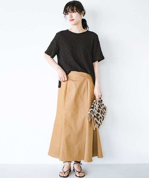 haco!(ハコ)の「品のある色っぽさを身につける!ラインを出さずともメリハリがつく のびのび素材のマーメイドスカート(スカート・レディース・キャメル・SMALL/MEDIUM/LARGE/X-LARGE)」の8枚目の写真