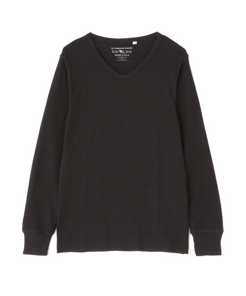 AVIREX(アヴィレックス)の「《DAILY/デイリー》L/S THERMAL V-NECK T-SHIRT / デイリー長袖 サーマル Vネック ティーシャツ(Tシャツ/カットソー・メンズ・ネイビー/グレー/ブラック/ホワイト系2/オリーブ系・L/M/S/XL/2XL)」の11枚目の写真