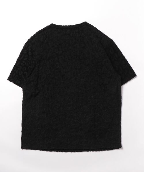 Bling Leads(ブリングリーズ)の「/Bling leads/レオパード柄クルーネックTシャツ(Tシャツ/カットソー・メンズ・ブラック/ブルー/ホワイト・LARGE/MEDIUM)」の4枚目の写真