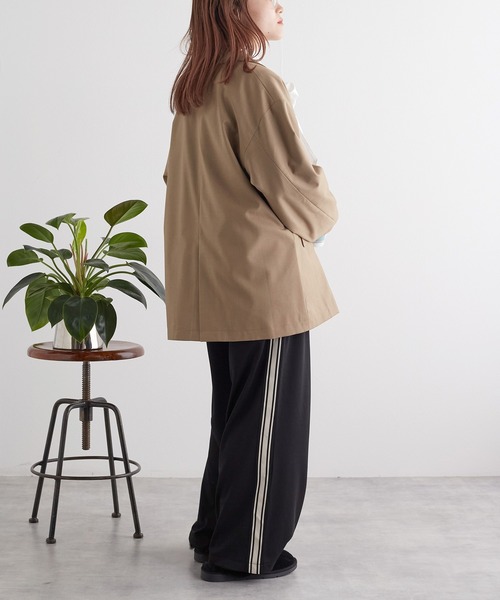 w closet（ダブルクローゼット）の「サイドライントラックパンツ（その他パンツ・レディース・ブルー/ブラック・FREE）」の22枚目の写真