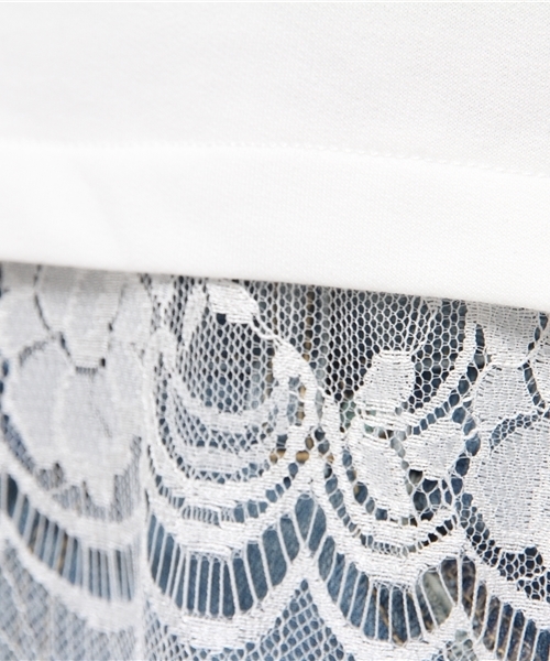 WEGO（ウィゴー）の「WEGO/レースレイヤードワンピース（ワンピース・レディース・ブラック/杢グレー/オフホワイト・FREE）」の10枚目の写真