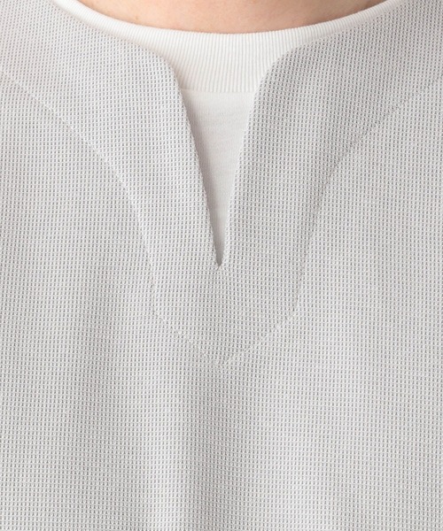 GLOBAL WORK(グローバルワーク)の「キーネックレイヤード/長袖/704826(Tシャツ/カットソー・メンズ・ネイビー/ライトグレー/スカイブルー/グリーン/チャコールグレー・SMALL/MEDIUM/LARGE/X-LARGE)」の10枚目の写真