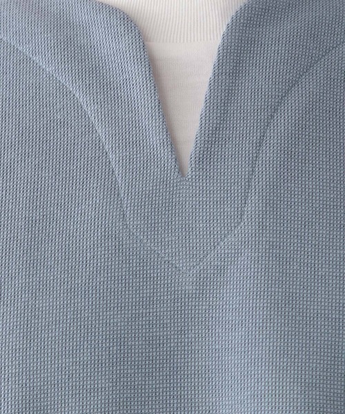 GLOBAL WORK(グローバルワーク)の「キーネックレイヤード/長袖/704826(Tシャツ/カットソー・メンズ・ネイビー/ライトグレー/スカイブルー/グリーン/チャコールグレー・SMALL/MEDIUM/LARGE/X-LARGE)」の7枚目の写真