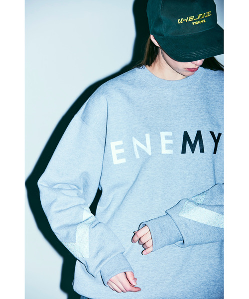 WHIZLIMITED（ウィズリミテッド）の「ENEMY SWEAT（スウェット・メンズ・アッシュ/ブラック/グレー・LARGE/X-LARGE/MEDIUM）」の8枚目の写真